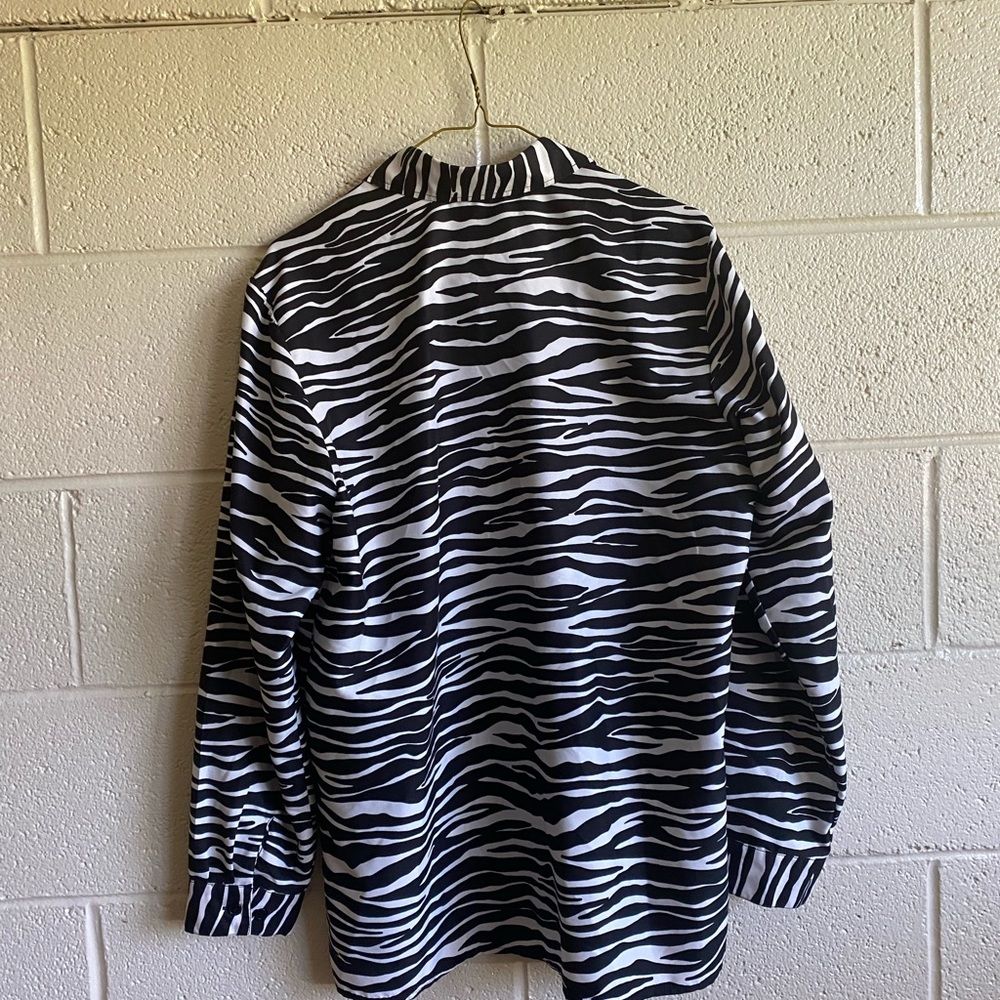 Vintage zebra print shirt - Picture 4 of 5